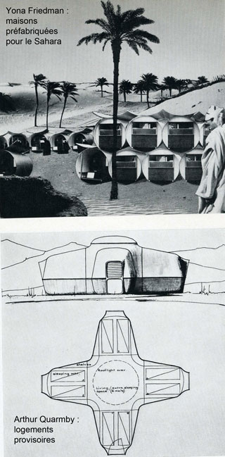 Préfabriqués, projets