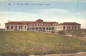 Bâtiments de l'école d'Agriculture de Sidi-bel-Abbès, cpa Francis Rodriguez