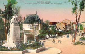 monument aux morts et avenue Loubet, éditions LL n°91