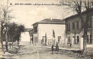 Façade du collège colonial, futur lycée Laperrine et glacis est,éditions LL n°96