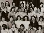 Lycée de jeunes flles de Sidi-bel-Abbès, classe de 1ère en 1959-1960. Cliquez sur l'image pour l'agrandir