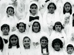 Communion à l'église du Sacré-Cœur de Sidi-bel-Abbès en 1951-1952
