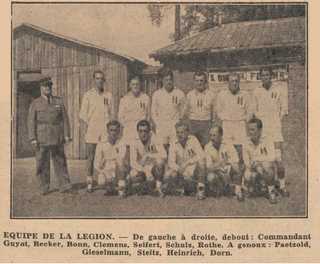 équipe de handball de la Légion championne de France 1949