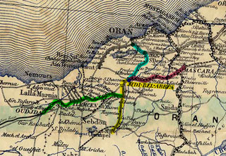 Desserte ferroviaire de Sidi-bel-Abbes. Cliquez pour agrandir la carte