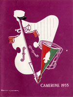  Couverture du programme du concert de Camerone 1955