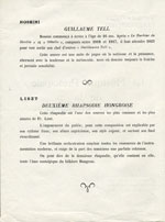 page 3 du programme du concert de Camerone 1955