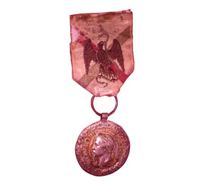 medaille originale cree par Napoleon 3