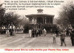 Pierre Mac Orlan, concert place carnot a Sidi-bel-Abbes