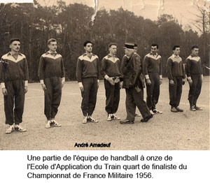 Hand-ball à onze, équipe militaire
