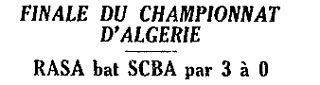 Finale 1934 du championnat d'Algerie de rugby